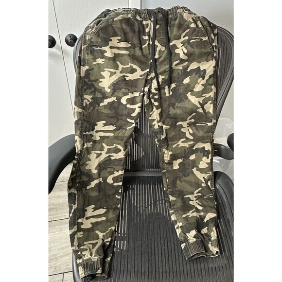 RSQ Camo Stretch Drawstring Double Pocket Jogger Pants Size M - Picture 8 of 9